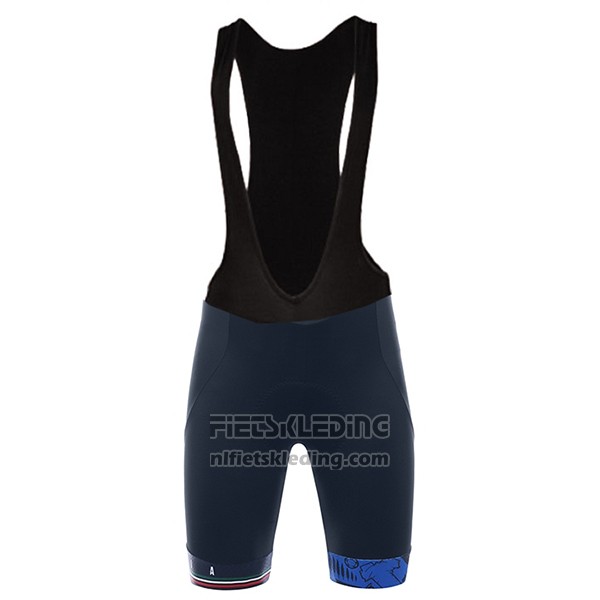 2017 Fietskleding Italie Zwart en Blauw Korte Mouwen en Koersbroek